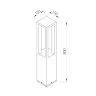 Фонарный столб Natural Concepts Dwell NC-003104-80-SB