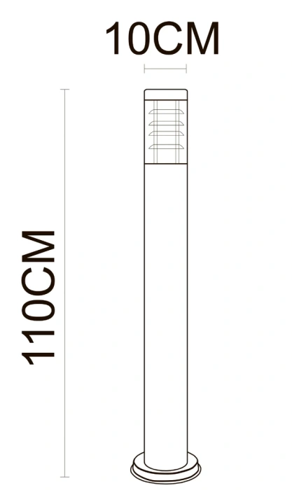 Ландшафтный светильник Arte Lamp PALETTO A8363PA-1SS