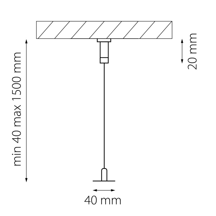 Подвес универсальный трековый для треков LINEA (2 шт) Linea Lightstar 506170