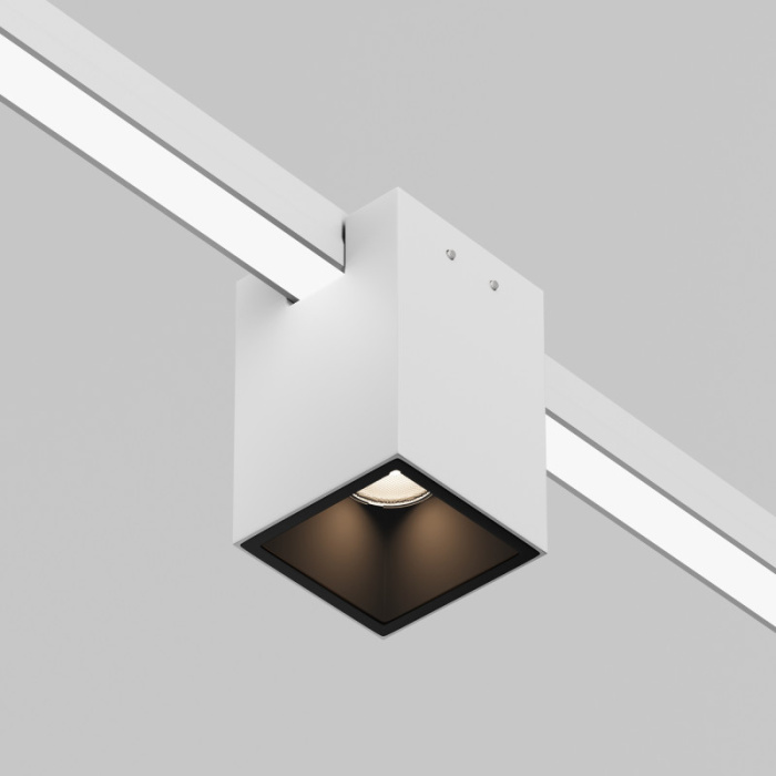 Трековый однофазный уличный светодиодный светильник Elasity IP black O-TR01-3-S-16WW3K