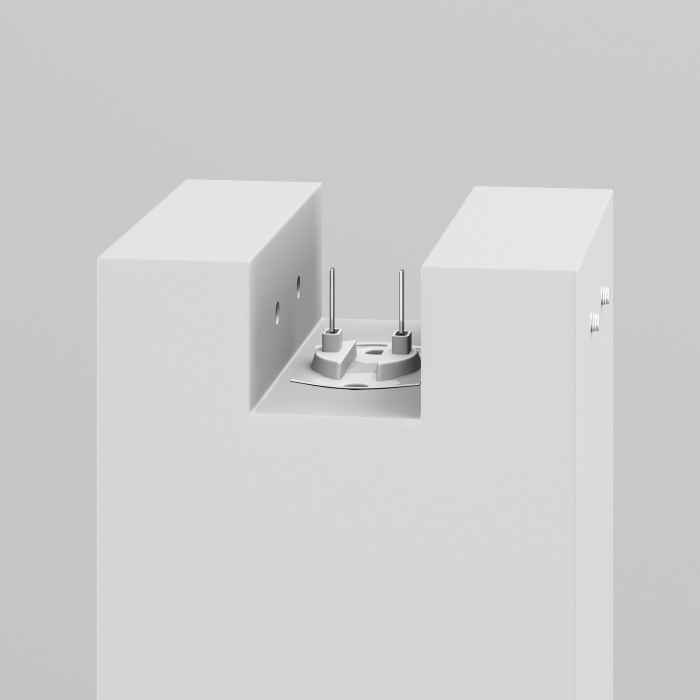 Трековый однофазный уличный светодиодный светильник Maytoni Elasity ip black O-TR01-3-S-16WW3K