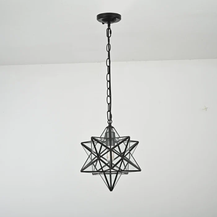 Люстра Black Star Clear Glass 30 см ImperiumLoft
