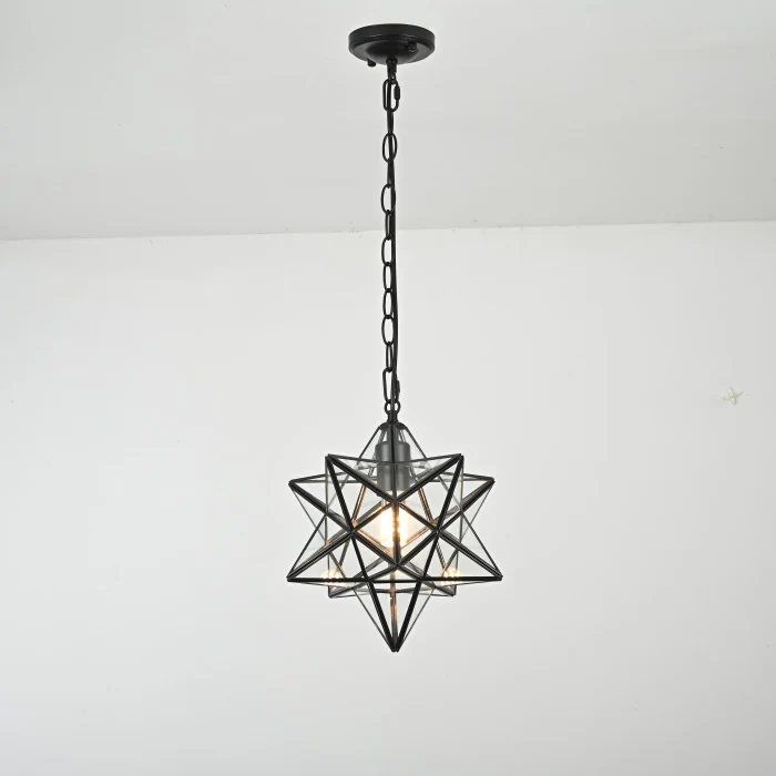Люстра Black Star Clear Glass 30 см ImperiumLoft