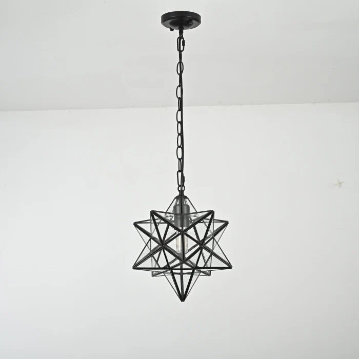 Люстра Black Star Clear Glass 30 см ImperiumLoft