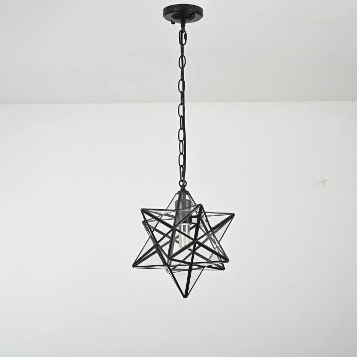 Люстра Black Star Clear Glass 30 см ImperiumLoft