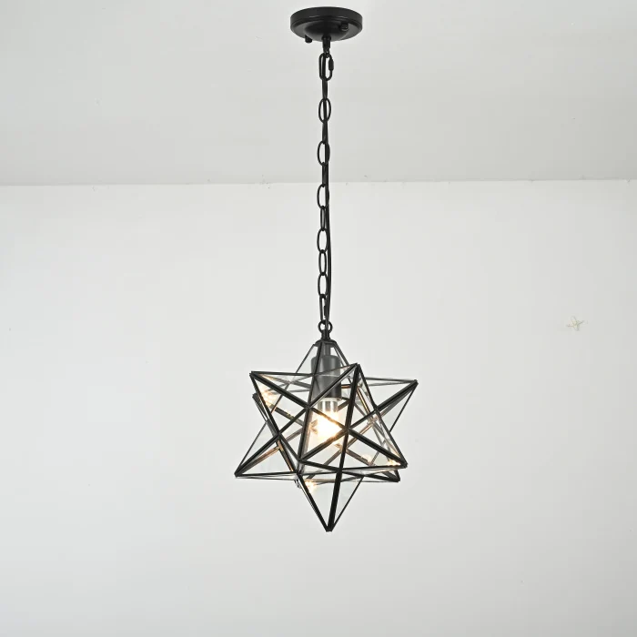 Люстра Black Star Clear Glass 30 см ImperiumLoft