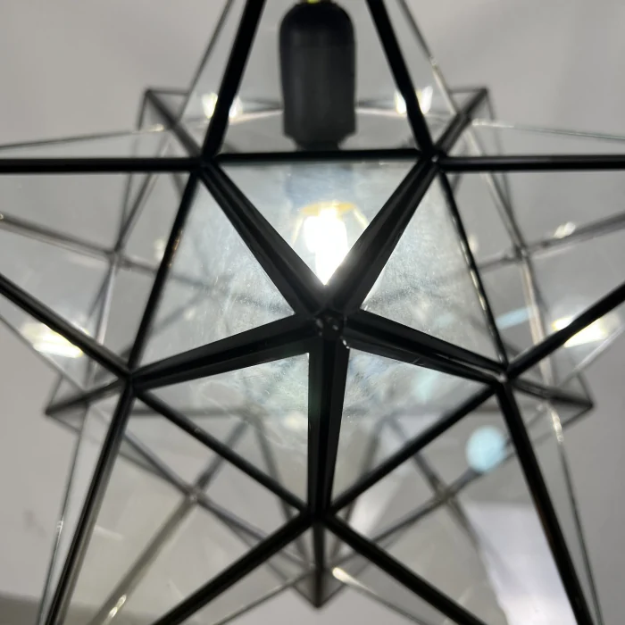 Люстра Black Star Clear Glass 30 см ImperiumLoft