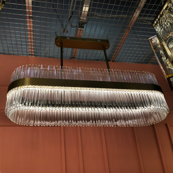 Люстра Cloyd CADANCE-A C1 / L120 см - латунь (арт.10336)