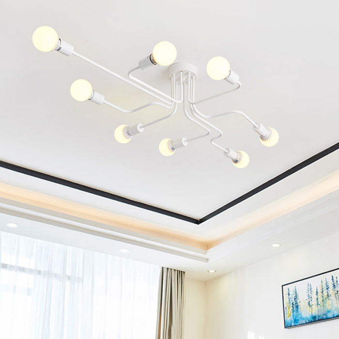 Люстра на штанге SCHEME WHITE ImperiumLoft