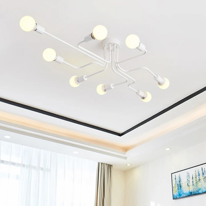 Люстра на штанге SCHEME WHITE ImperiumLoft