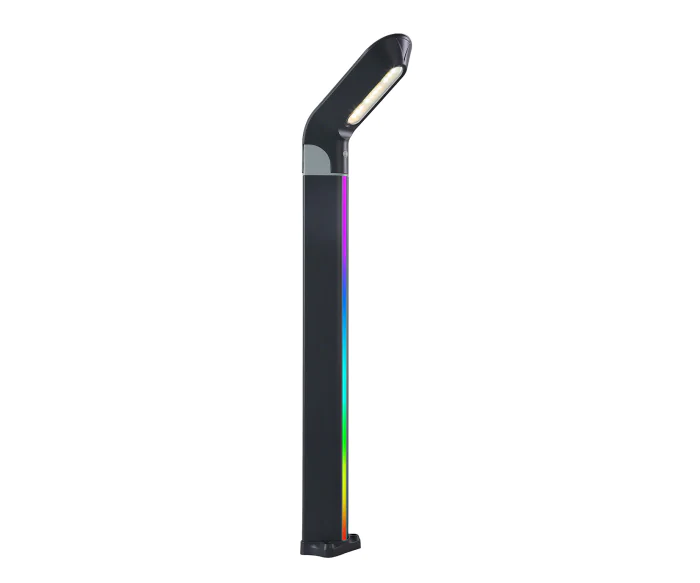 Светильник уличный Линден серый 220V w10*24 h80 Led 10W (4000K) с пультом ДУ, Декоративная подсветка RGB. Kink Light 09200-F(220V),16(RGB)
