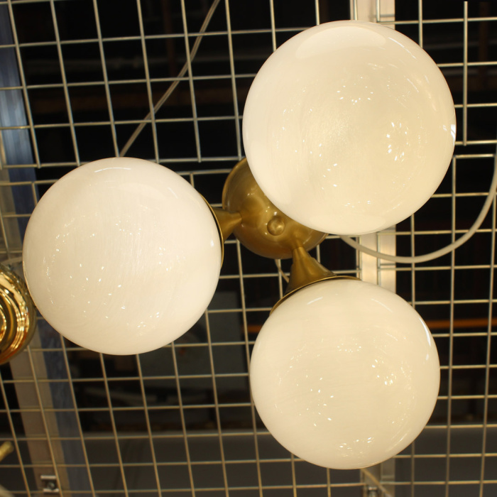 Потолочный светильник Cloyd TAOS-B FM3 / выс. 25 см - латунь (арт.10859)