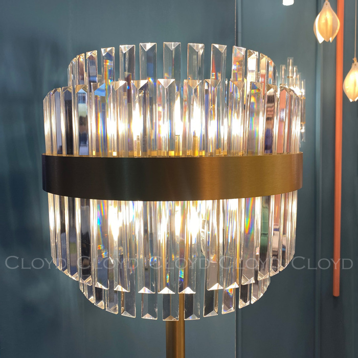 Торшер Cloyd BROTIGAN-C F4 / выс. 165 см - латунь (арт.40020)