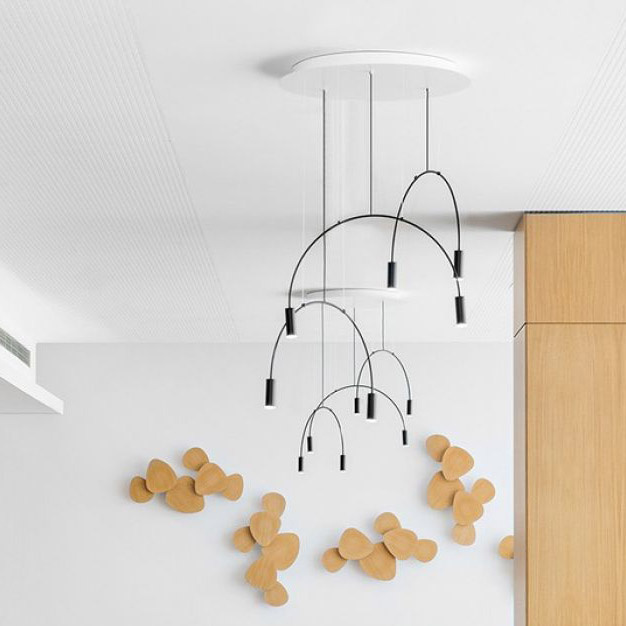 Подвесной светильник ARC 6 Black ImperiumLoft