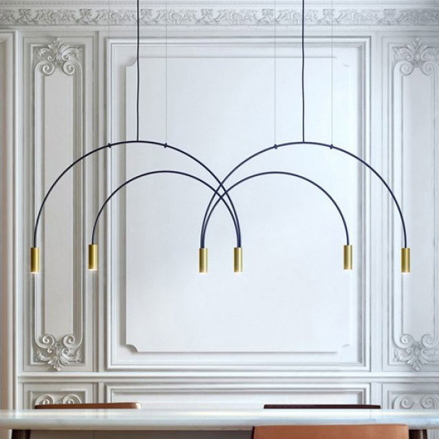 Подвесной светильник ARC 6 Black ImperiumLoft