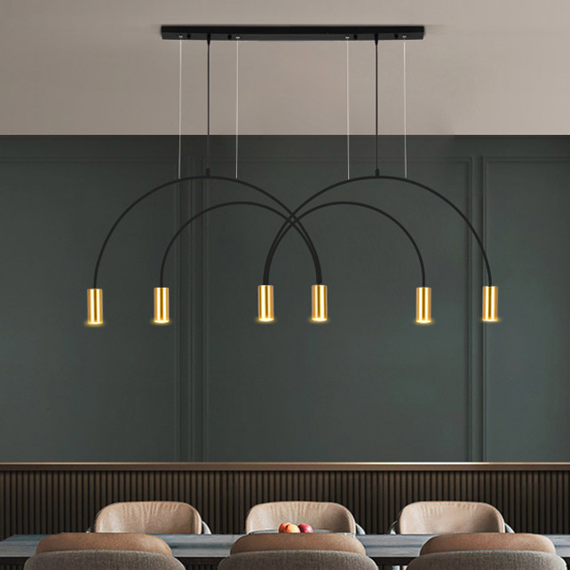 Подвесной светильник ARC 6 Black ImperiumLoft