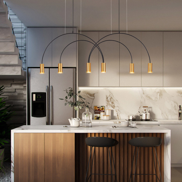 Подвесной светильник ARC 6 Black ImperiumLoft