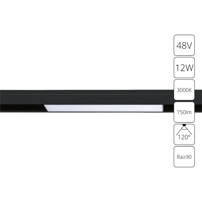 Магнитная трековая система Arte Lamp LINEA A4642PL-1BK