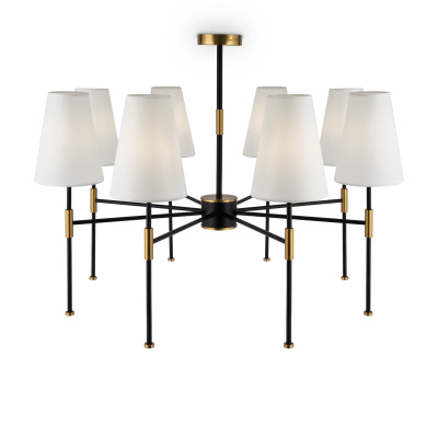 Люстра на штанге Freya Tida FR5196PL-08BBS