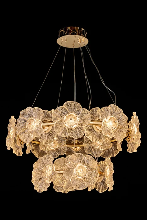 Подвесная люстра Leon Violetta LE3018/800-2K GD