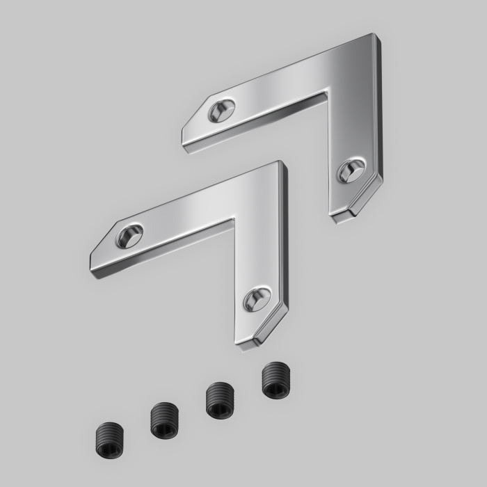 Комплект уголков 90° горизонтальных Maytoni TRA034CL-MP-1