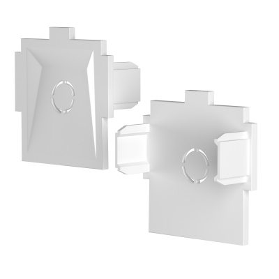 Комплект заглушек к встраиваемому шинопроводу Radity 2шт Maytoni TRA084EC-12W