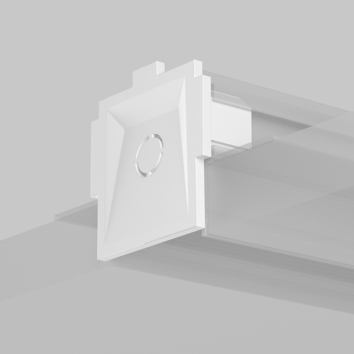 Комплект заглушек к встраиваемому шинопроводу Radity 2шт Maytoni TRA084EC-12W