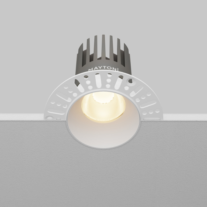 Встраиваемый светильник Maytoni Dip DL121-15W-3K-TRS-W