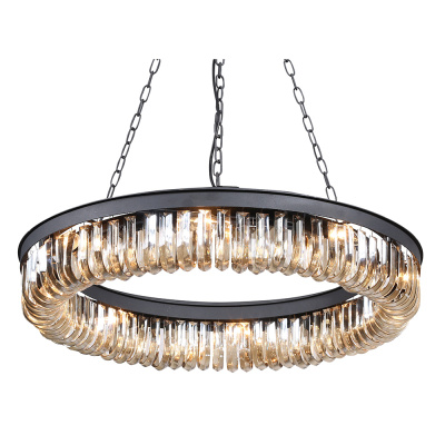 Подвесная люстра Delight Collection Crystal Black KR0295P-8 black