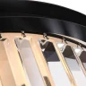 Подвесная люстра Delight Collection 1920s Odeon KR0387P-6B/P black/clear
