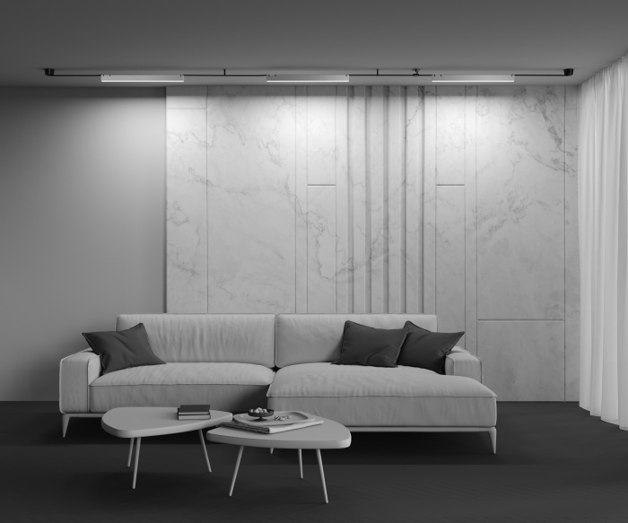 Трековый светильник Maytoni Basis TR129B-24W3K-W