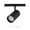 Магнитный трековый светильник SMART Черный LED 1*20W 2700K-6500K 1 800Lm Ra90 36° IP20 ST375.406.20