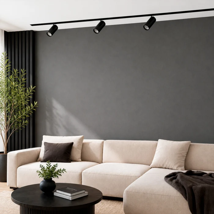 Магнитный трековый светильник SMART Черный LED 1*20W 2700K-6500K 1 800Lm Ra90 36° IP20 ST375.406.20