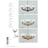 Люстра на штанге Berliner Messinglampen D89-22opB
