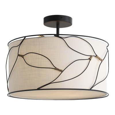 Светильник подвесной ST-Luce Черный/Бежевый E27 3*60W SL6228.402.03