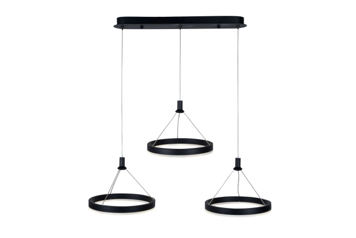 Подвесная люстра iLedex Libra D075-3 BK