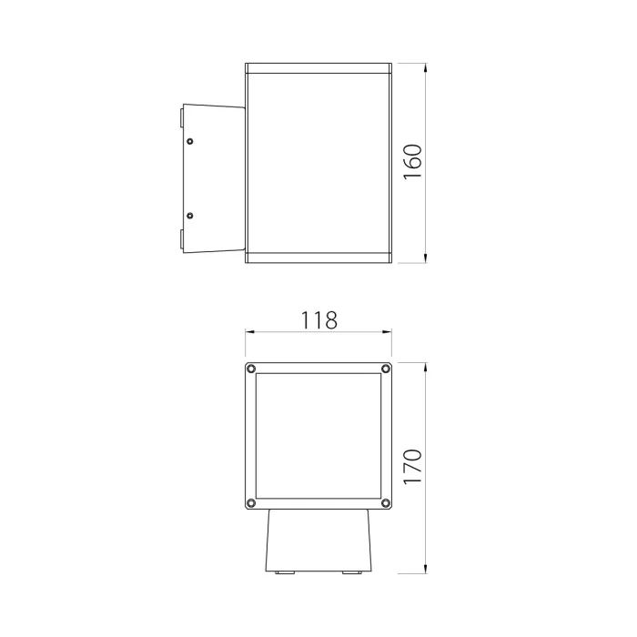Настенный фонарь Natural Concepts Dwell NC-803481-DG