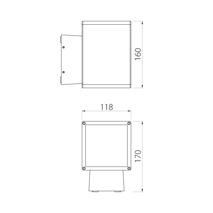 Настенный фонарь Natural Concepts Dwell NC-803481-DG