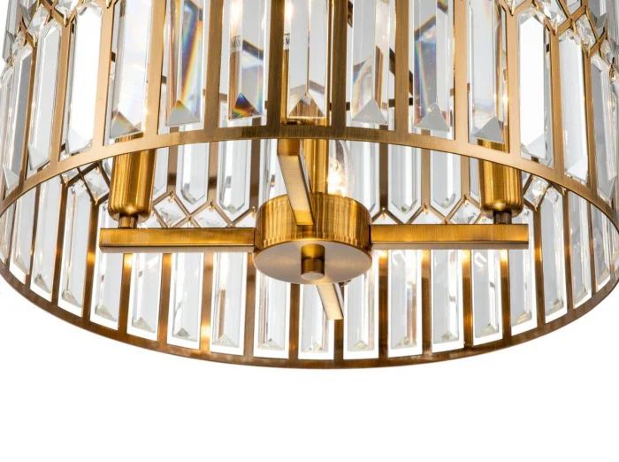 Подвесная люстра iLamp Form 6122-420 BRASS