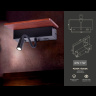 Настенный светодиодный светильник с выключателем, USB портом и полкой Ambrella light FW291
