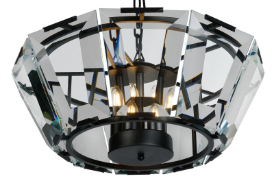 Подвесная люстра iLamp Panorama 6107-600 Черная