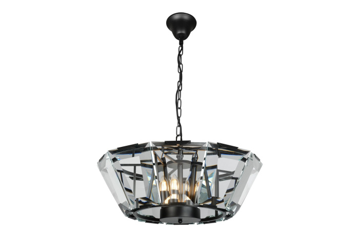 Подвесная люстра iLamp Panorama 6107-600 Черная