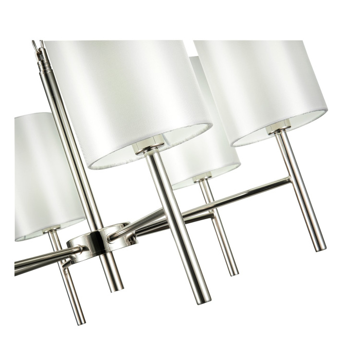 SLE107303-06 Светильник подвесной Никель/Белый E14 6*40W