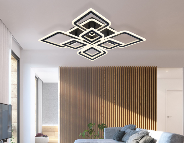 Потолочный светодиодный светильник с пультом Ambrella light FA8912