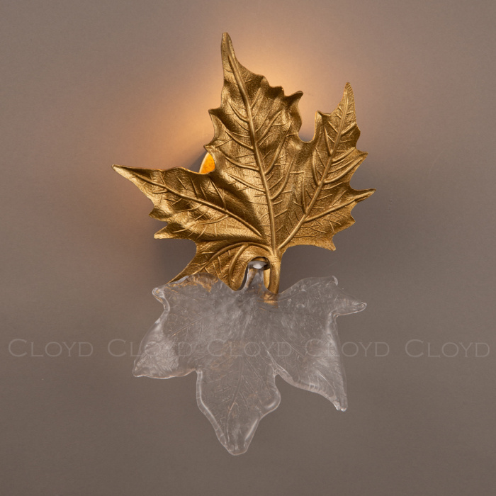 Бра Cloyd BUCOLICA-A W2 / выс. 28 см - латунь (арт.20119)