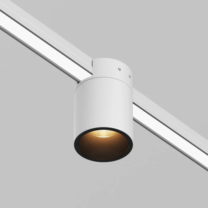 Трековый однофазный уличный светодиодный светильник Elasity IP black O-TR01-2-S-16WW3K