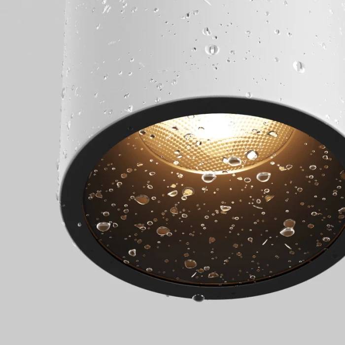 Трековый однофазный уличный светодиодный светильник Elasity IP black O-TR01-2-S-16WW3K