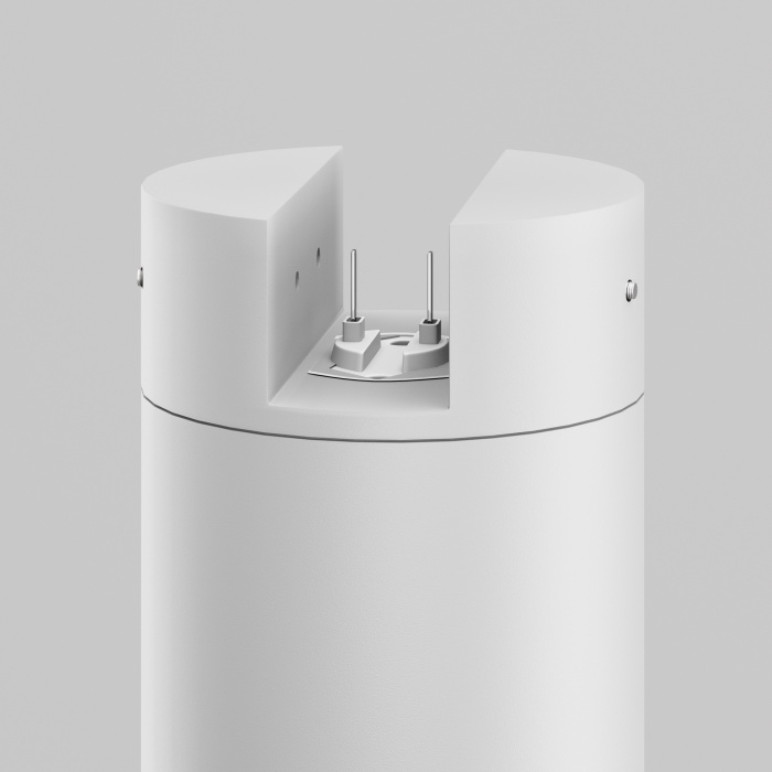 Трековый однофазный уличный светодиодный светильник Maytoni Elasity ip black O-TR01-2-S-16WW3K