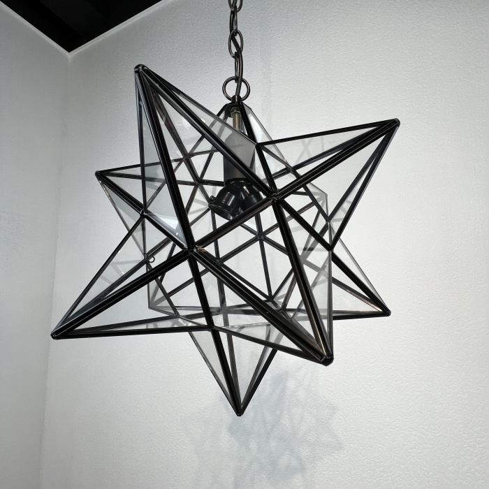 Люстра Black Star Clear Glass 35 см ImperiumLoft