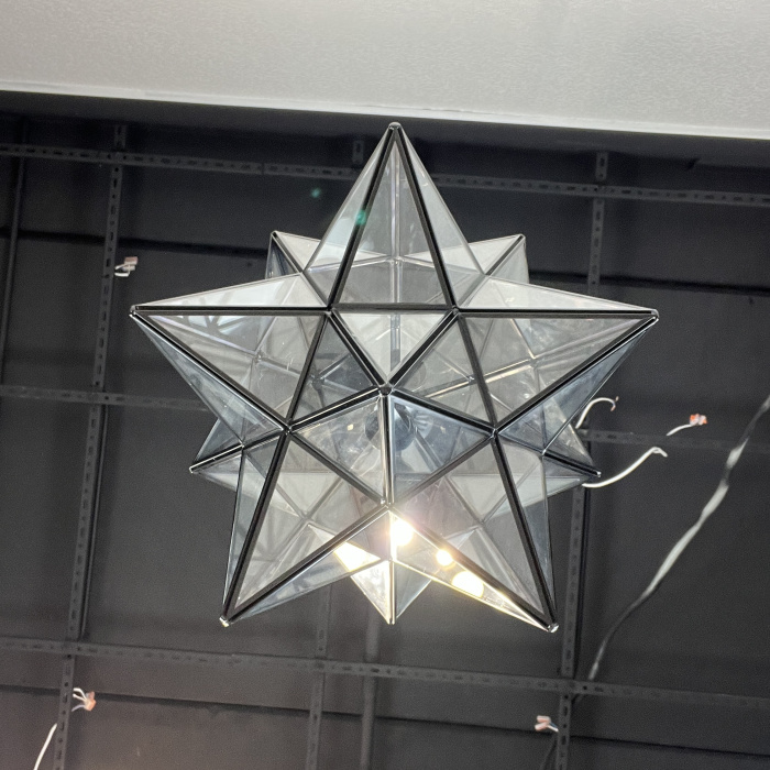 Люстра Black Star Clear Glass 35 см ImperiumLoft